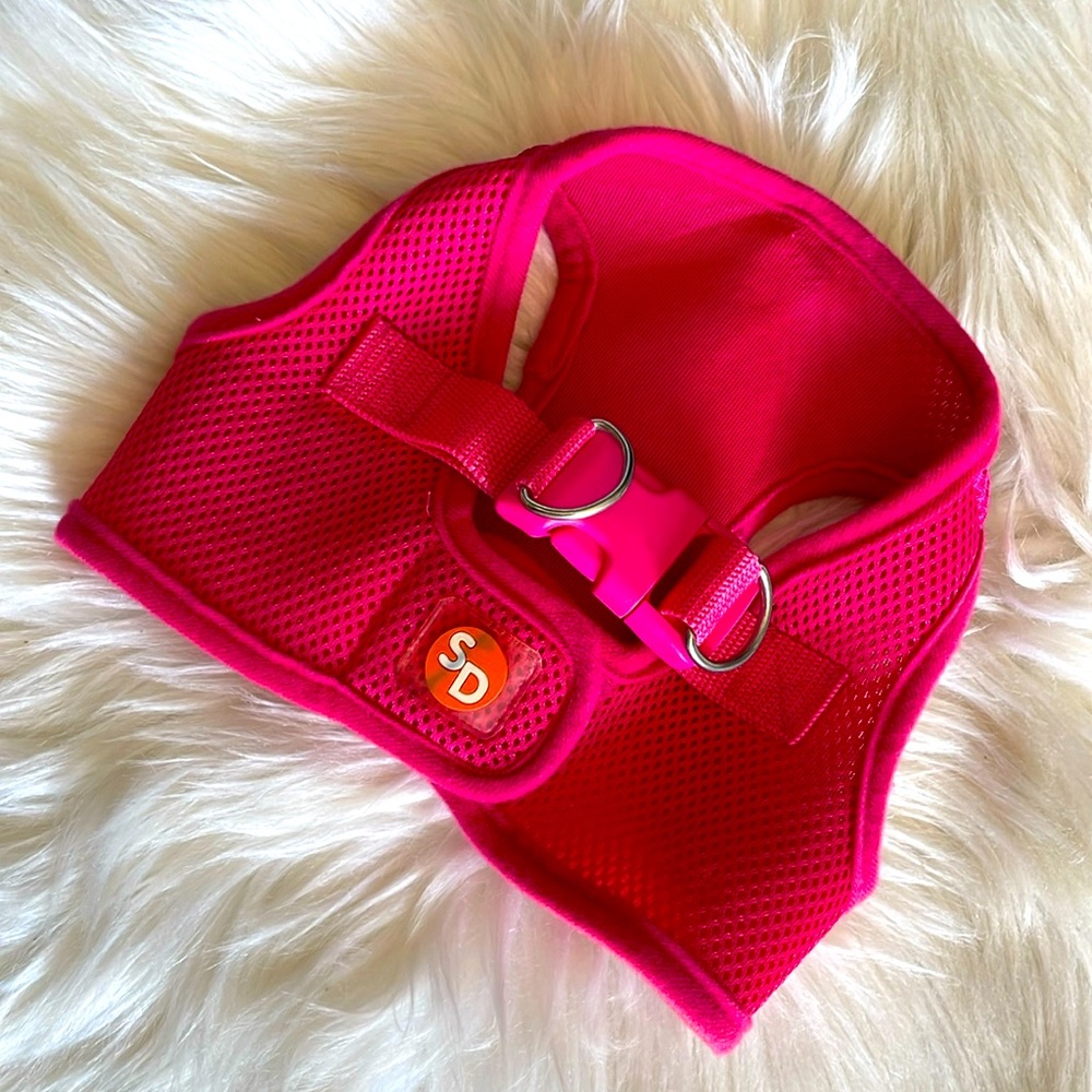 Simply Dog Pink Perforated Dog 🐕 Harness